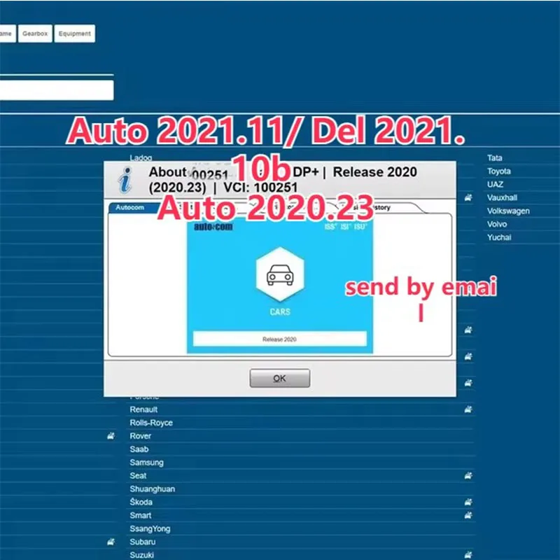 Горячее программное обеспечение Alldata 10.53 Autodata 3.45 Auto+com V2021.11 Delphis 2017 R3 ATSG Vivid 2018 ElsaWin