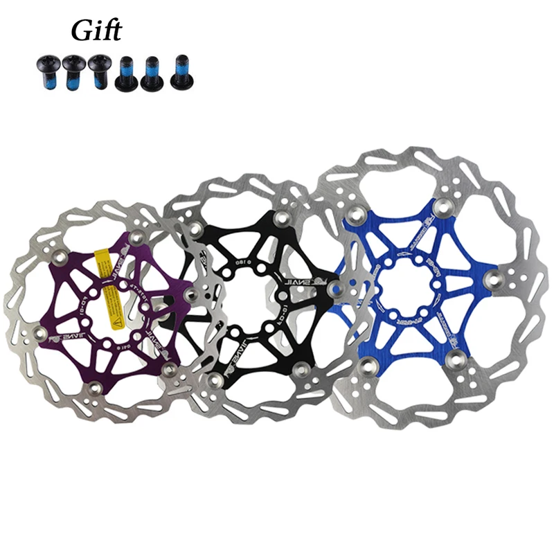 

SNAIL MTB Road Bike Floating Disc Brake Pad 160mm 180mm 203mm Six-Peg Disc Brake Disc Floating Disc Brake Pad Bicycle Brake Pad