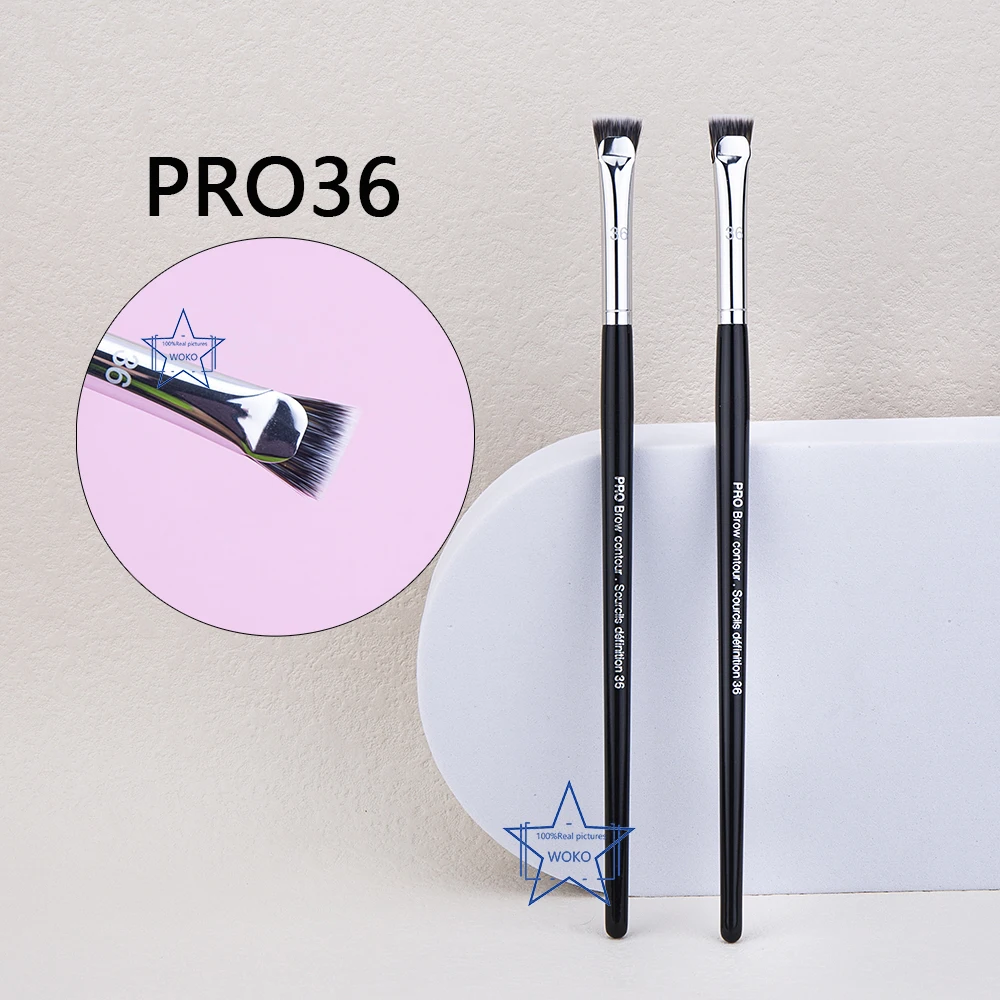 

S36 PRO Brow Contour Brush Eyebrow Eyeliner Brush Professional Small Fan Eyebrow Brush High Quality Brand Makeup Brush Tools