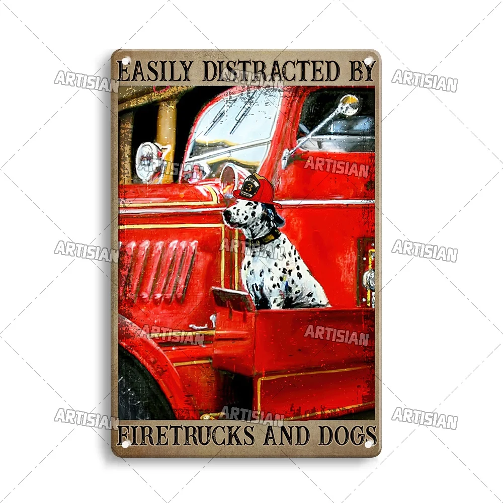 

Металлический плакат пожарного ARTISIAN