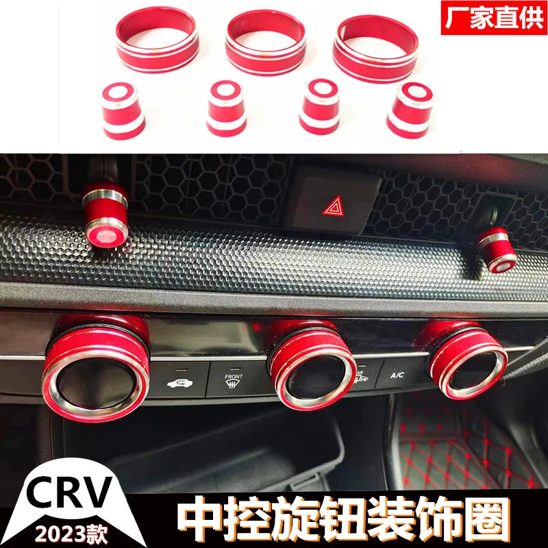 

Набор автомобильных наклеек GEETHA Honda CRV с внутренней отделкой из алюминиевого сплава, ручкой кондиционера, вентиляционным кольцом и навигационным экраном