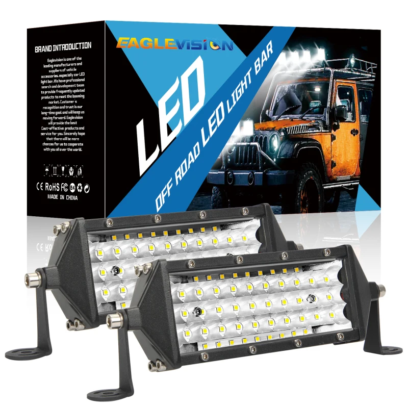 

Spot Beam Offroad 8 Inch 144w Superbright Multifunctional Waterproof Universal Car Accessories Led Work Light Durable Work Light