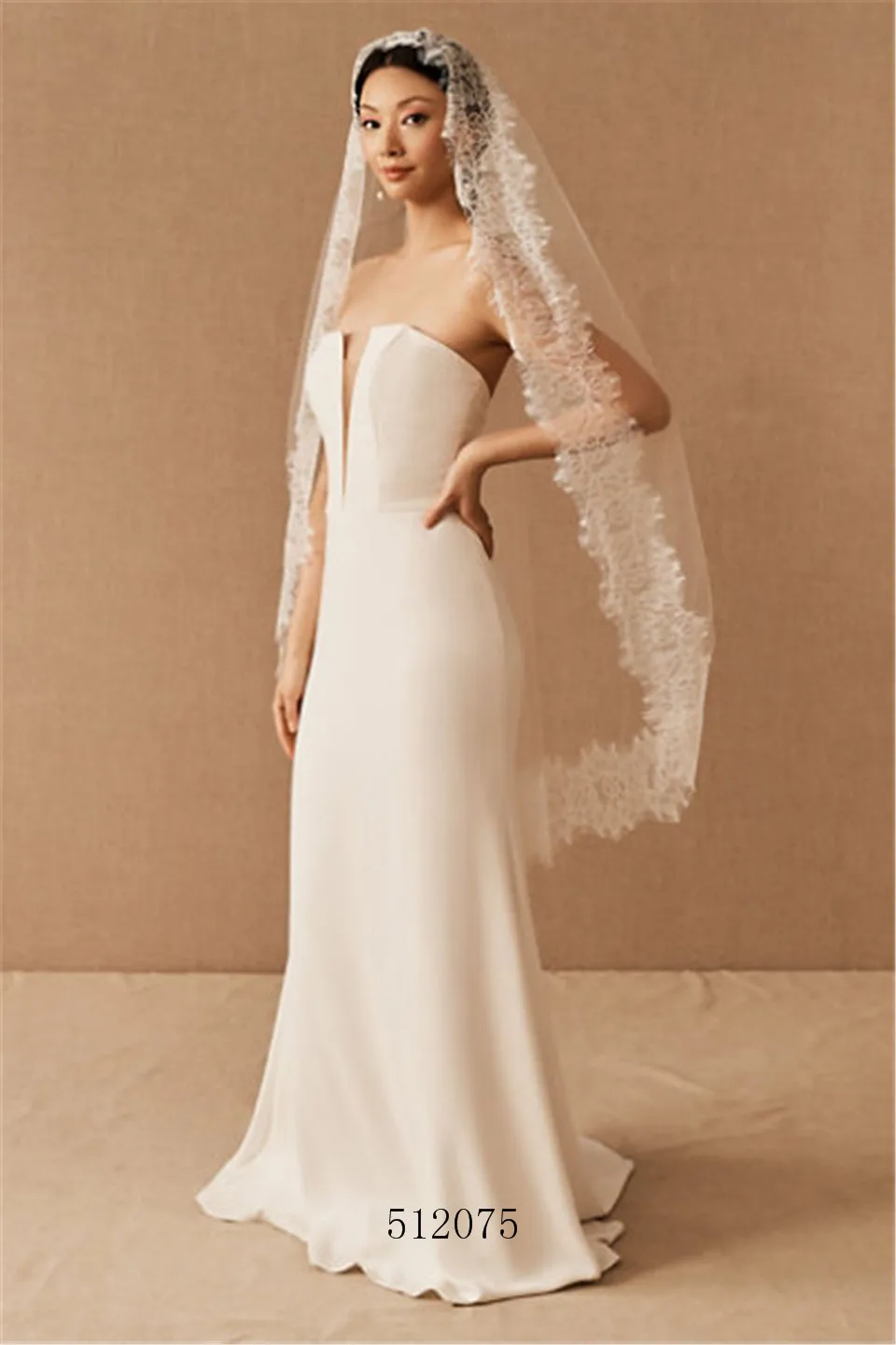 

Свадебная Фата с расческой романтичная Кружевная аппликация для невесты