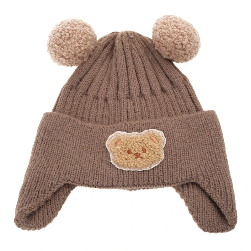 

Y55B теплый телефон, милый медведь, Декор, зимние детские шапочки для младенцев, подарок