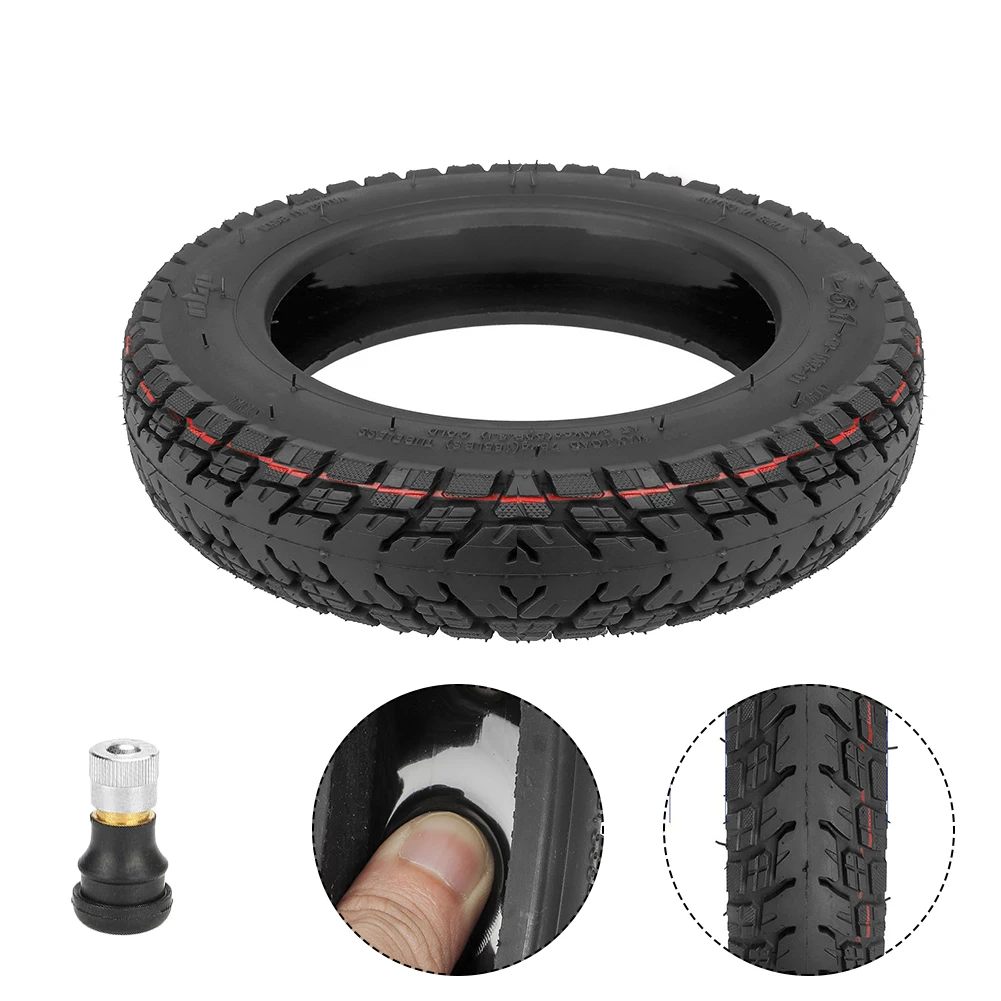 

Tire Tubeless Tyre Off-road Replacement Part Rubber Self-repair Wearproof With Gas Nozzle 10x2-6.1 Model Outdoor