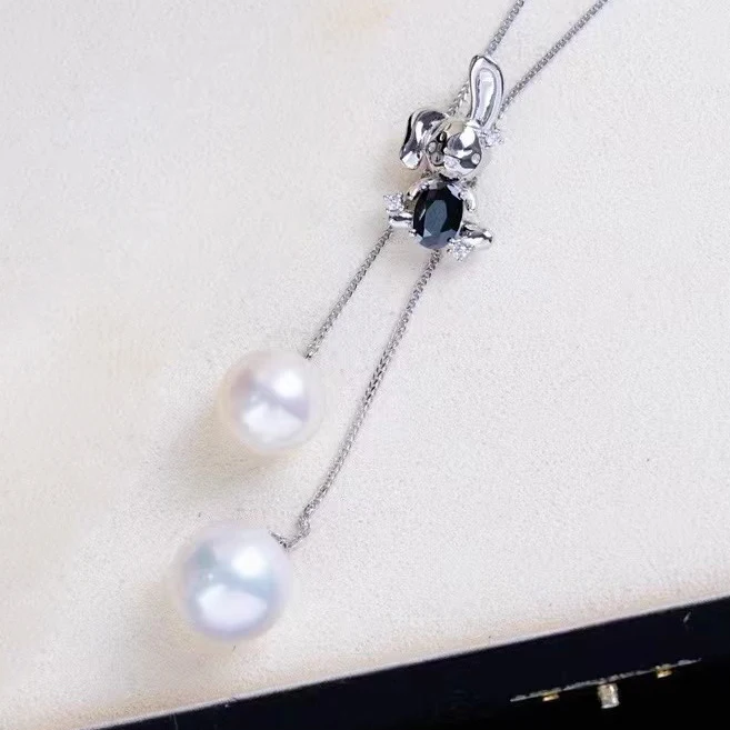 MeiBaPJ 10 мм натуральный золотой круглый жемчуг модный кулон ожерелье из