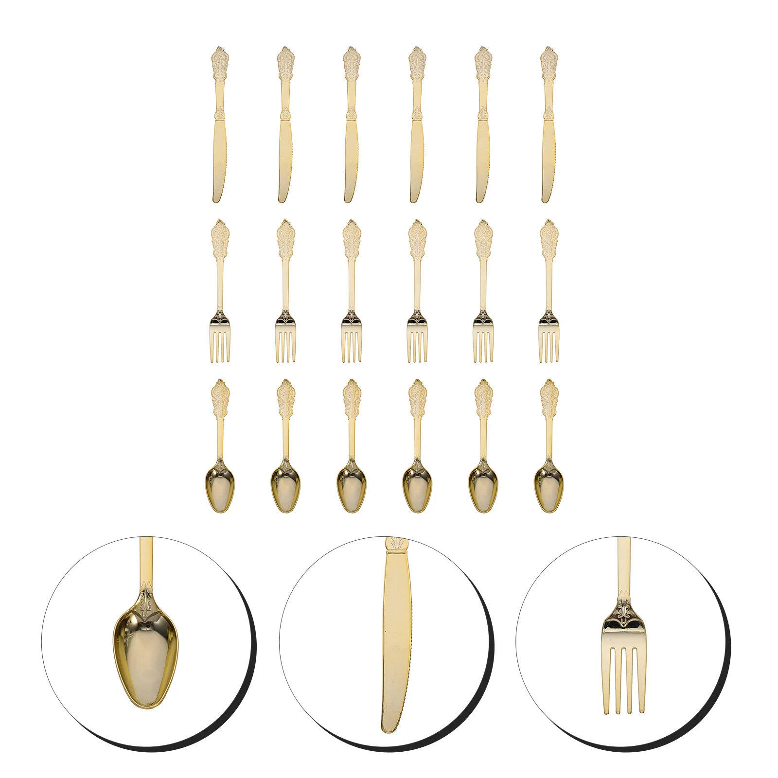 

Cutleryspoon Steakdessert Set Serving Utensils Kitchen Cake Scoopdisposable Silverware Watermelon Cupcake Yogurt Sugar Chocolate