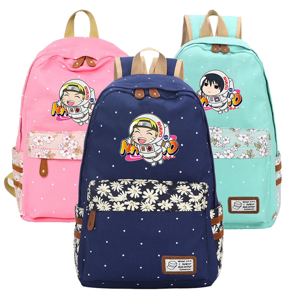 

Рюкзак школьный с аниме принтом, для путешествий