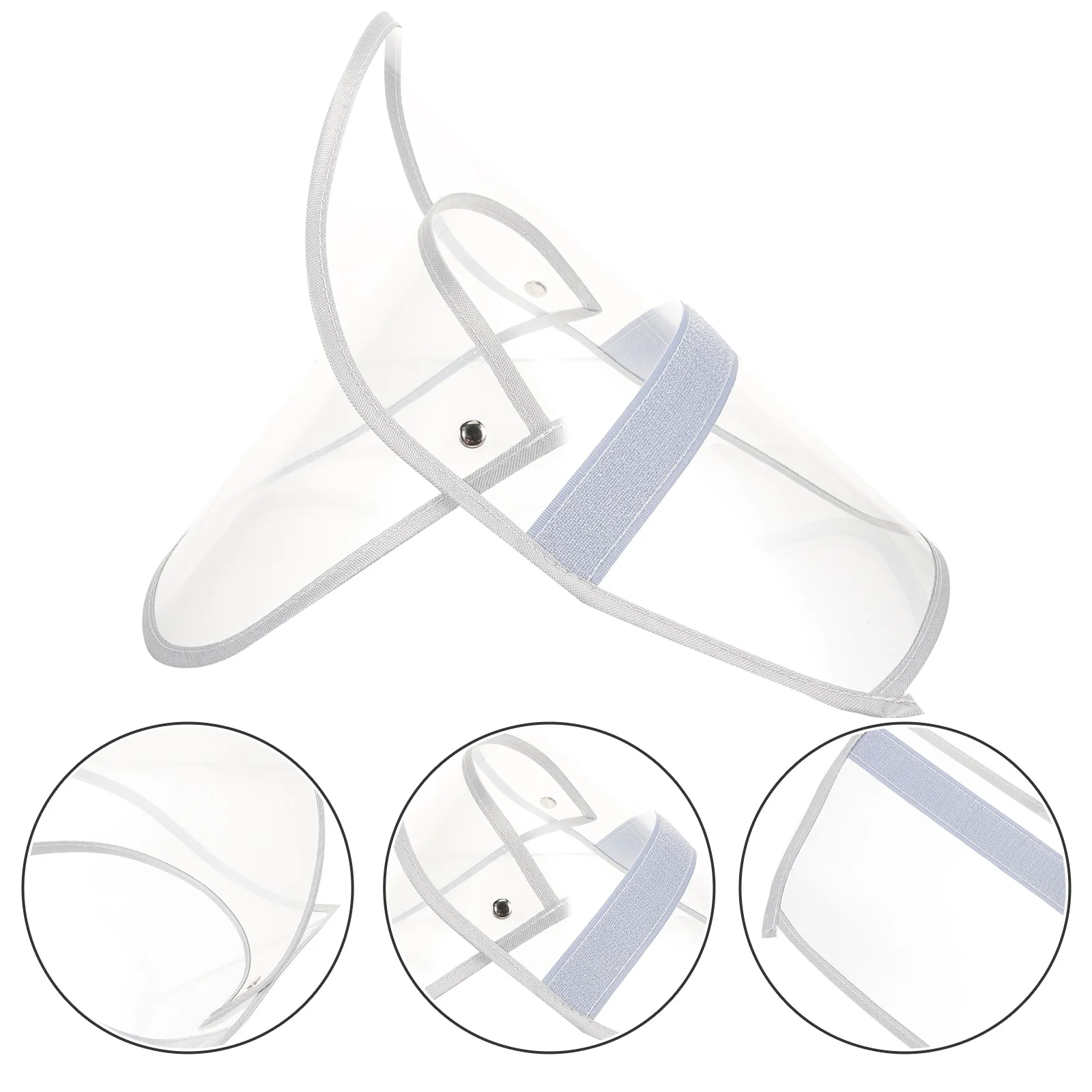 Плащ и шляпа защитный козырек Съемная дождевая шапка-пончо защита для лица