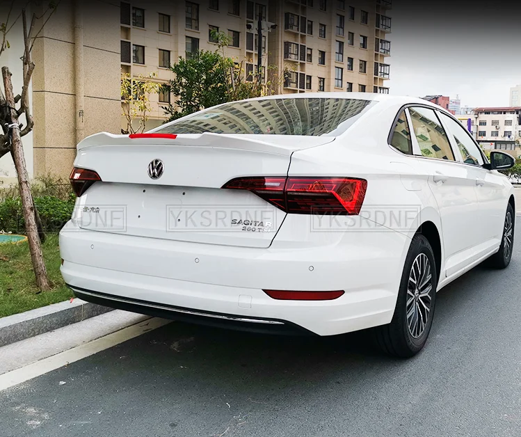 Спойлер из АБС-пластика для заднего крыла багажника губ хвоста Volkswagen VW Jetta MK7 2019 2020
