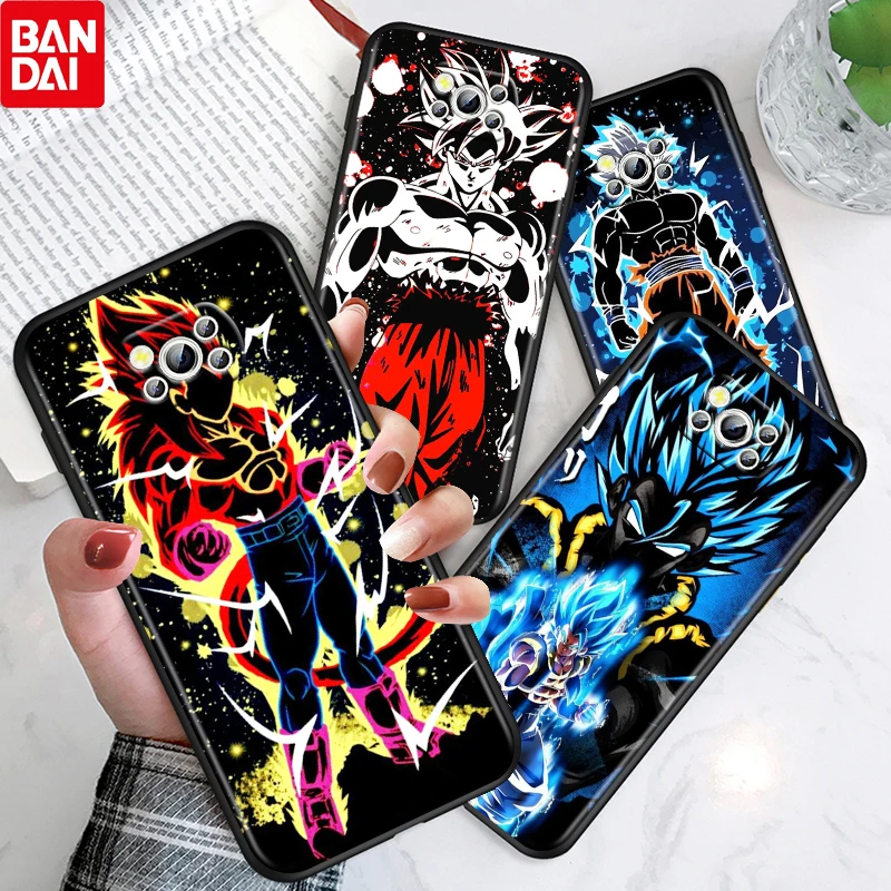 

Dragon Ball Anime DBZ For Xiaomi Poco X3 NFC F3 GT M4 M3 M2 F2 X2 Pro 5G TPU Gel Silicone Soft Black Phone Case Cover Funda Capa