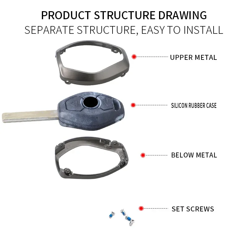 Чехол для автомобильного ключа защитный чехол BMW 3 5 7 серии X5 E53 X3 F83 E46 E39 E38 E60 E63 E61 E64