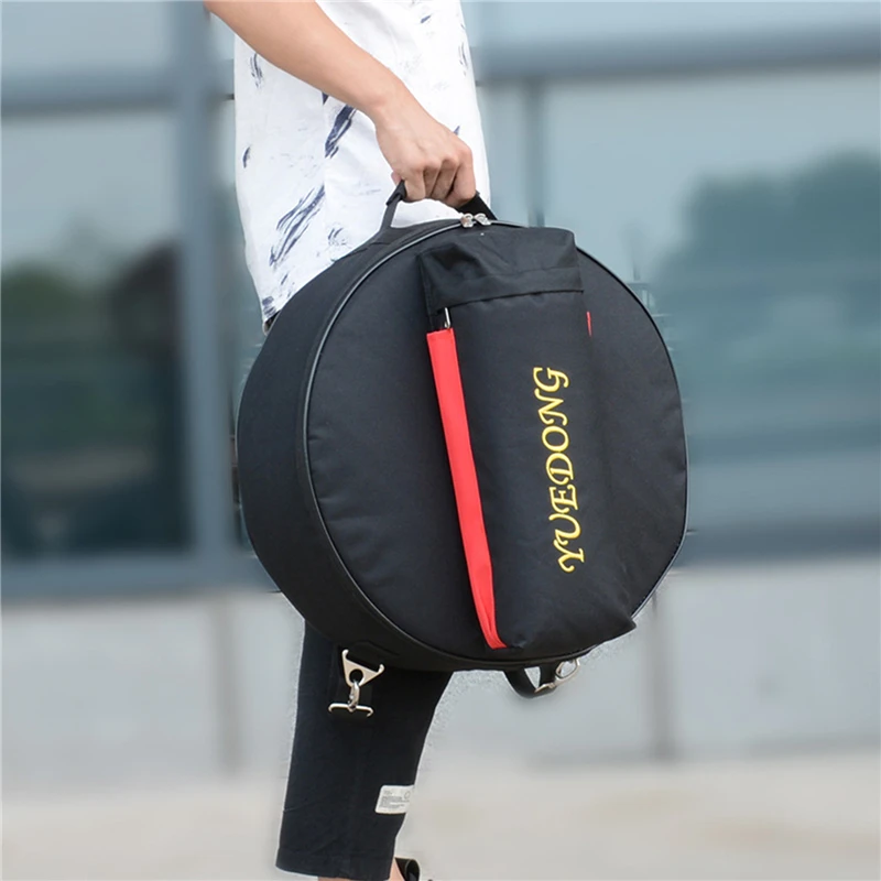 

14Inch Snare Drum Bag 15mm Add Cotton Drum Sticks Stand Percussion Instrument Waterproof Oxford Backpack for male