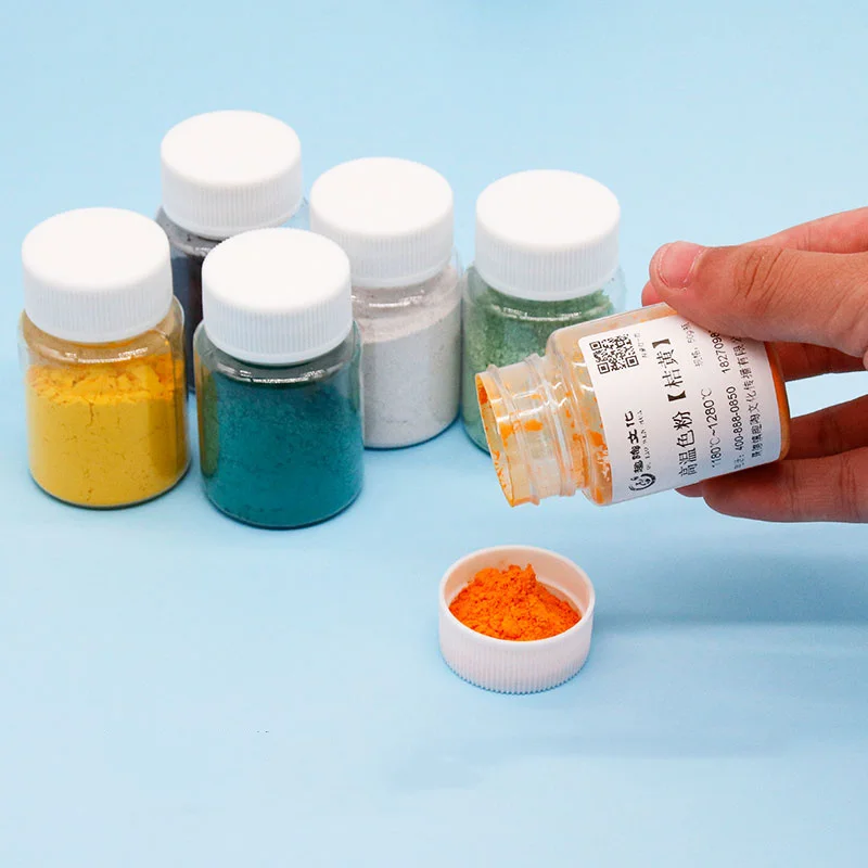 Керамическая подглазурная краска 50 г мощный пигмент средняя температура цвет