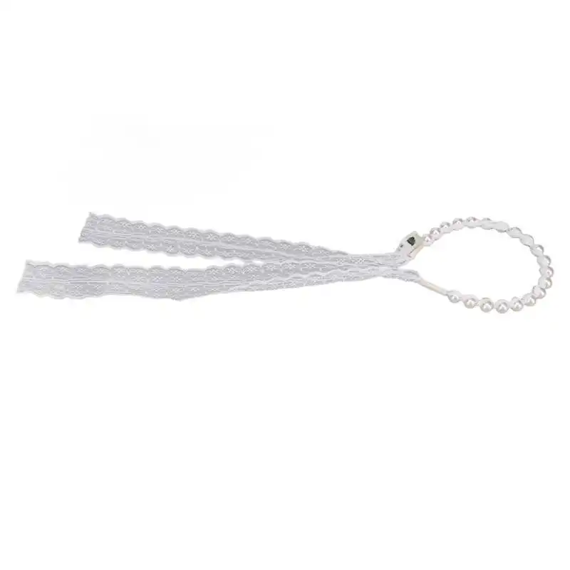 

Luminous Hair Hoop Fade Resistant Comfortable Delicate Lace Ribbon Light Up Headband for Birthday