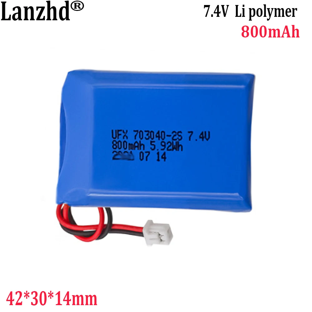 Литиевый аккумулятор 703040-2S 800 мАч для smart cup