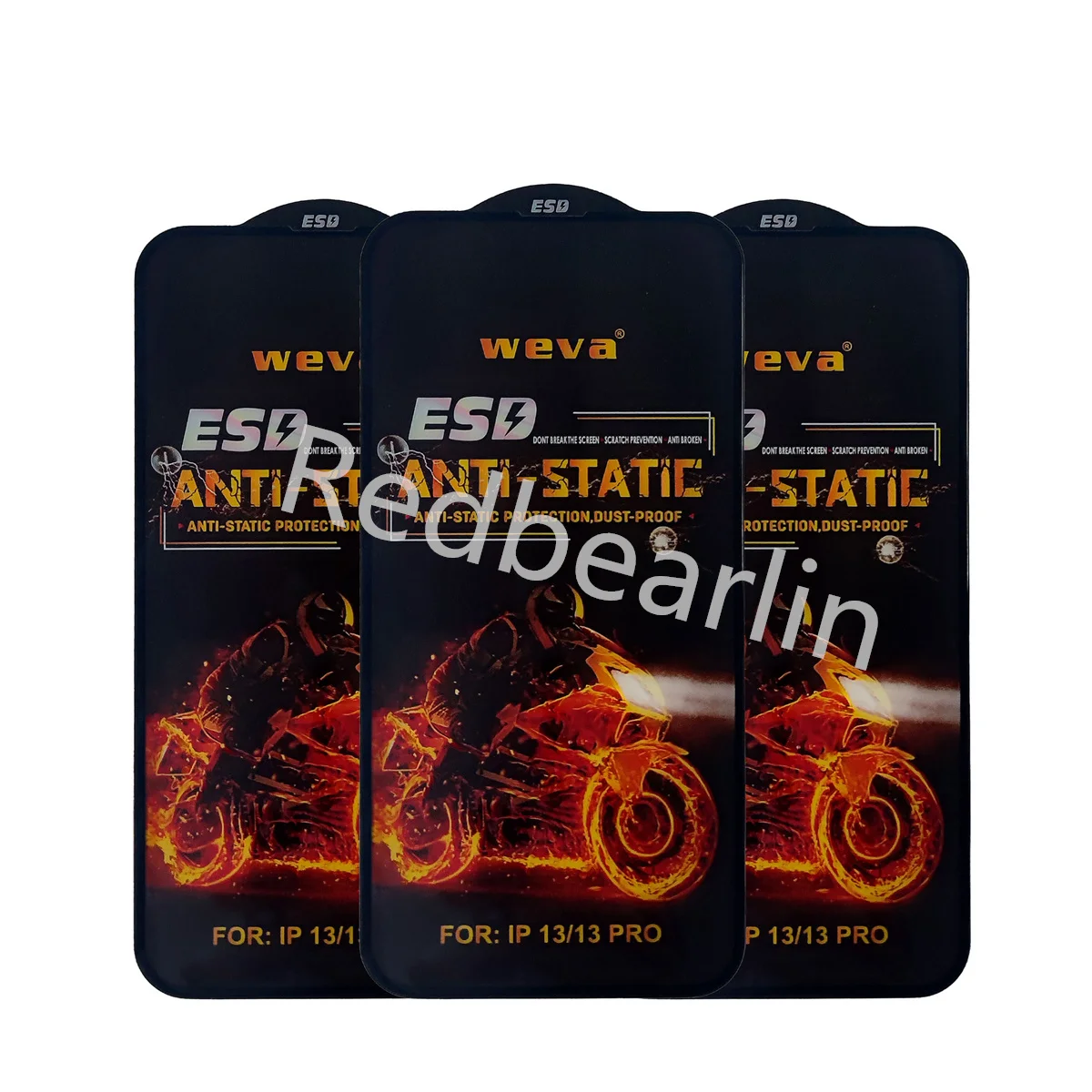 10/20PCs Dust-Proof ESD Anti-Static Tempered Glass Full Cover Screen Protector for iPhone 11 12 13 14 Pro Max x xr xs Protective