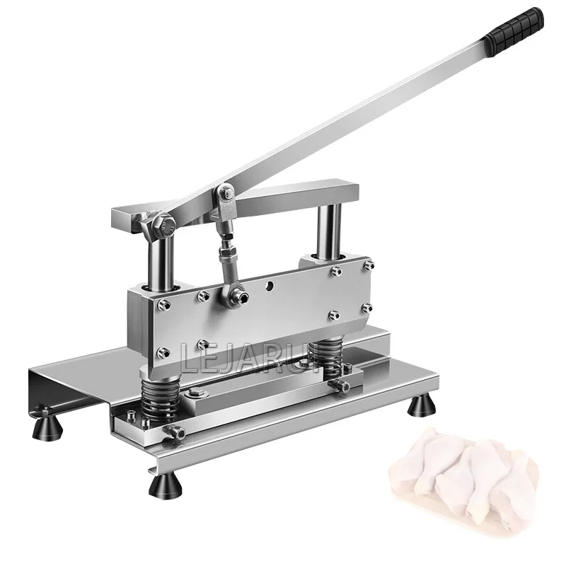 

Manual Meat Slicer Machine Chicken Duck Fish Lamb Meat Bone Cutting Machine