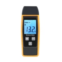 wood professional wood moisture humidity meter digital tester 080 two pins large lcd display with back light temperature