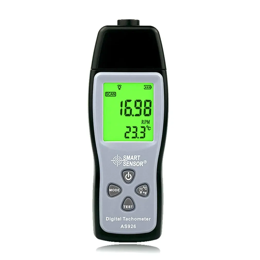 

AS926 Non-contact tachometer Rotational Speed Meter Speedometer photoelectric Tachometer 100~30000RPM for Car motor