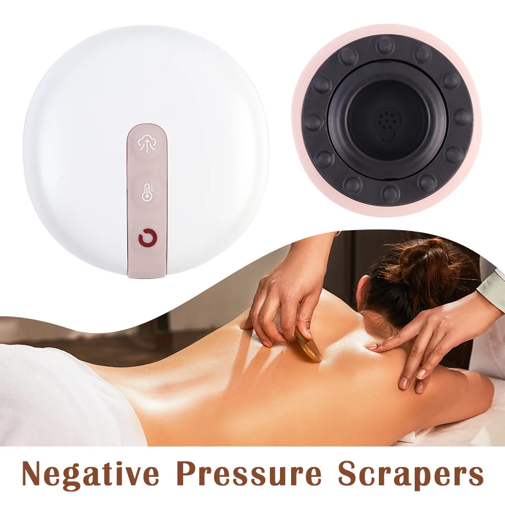 

Electric Cupping Massager Black/Red Bianstone Negative Pressure Scraping Instrument for Relieve Physical Fatigue Fat Slimming