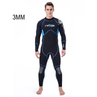 3mm neoprene full body keep warm spearfishing diving suit for men scuba snorkeling long sleeve underwater hunting swim wetsuits