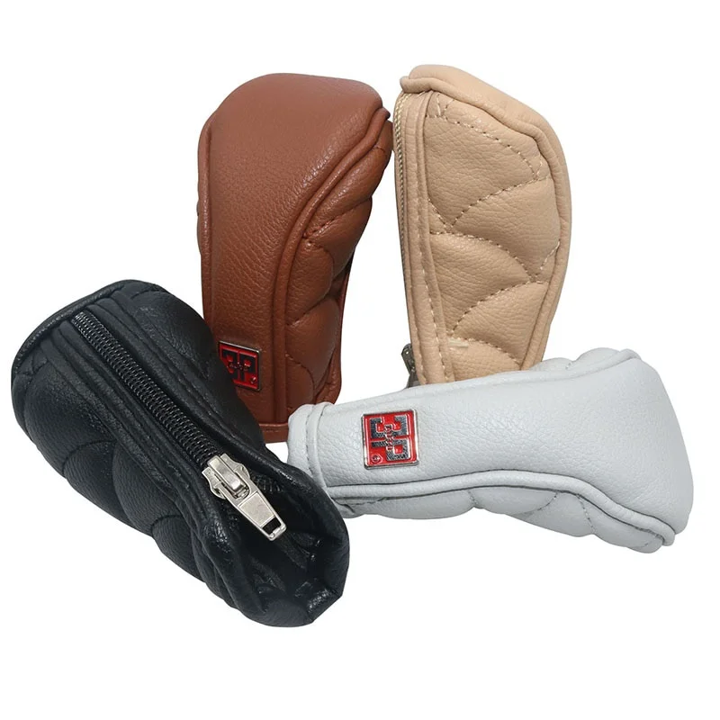 

Anti-slip Zipper Closure Car Gear Shift Knob Cover Black Auto parts Car stall anti-slip leather case Driving control cover