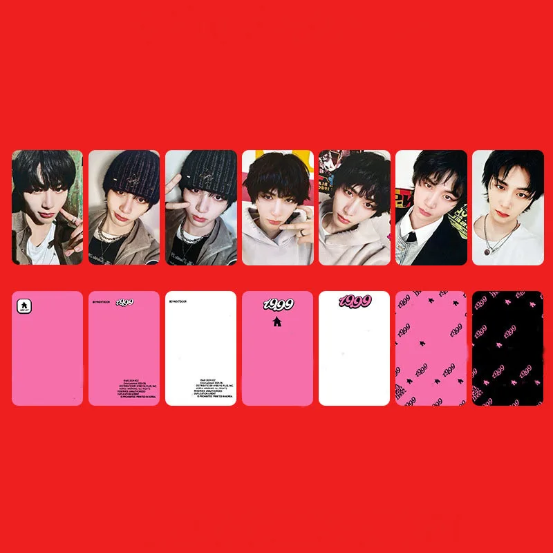 7 шт./компл. BOYNEXTDOOR мужская группа новый альбом ЛОМО-карта RIWOO LEEHAN открытка