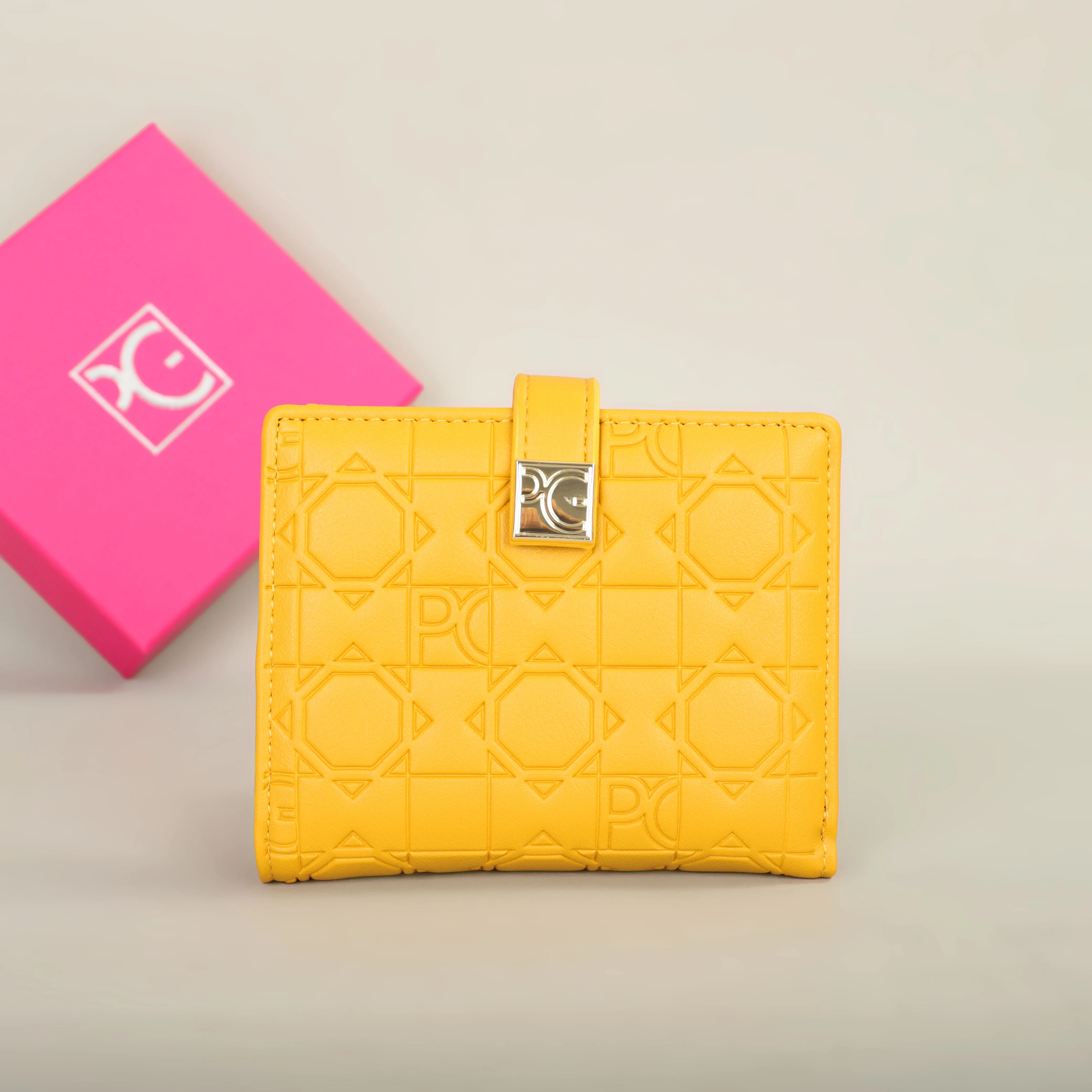 PG кошелек модный классический ретро женский универсальный с буквенным принтом