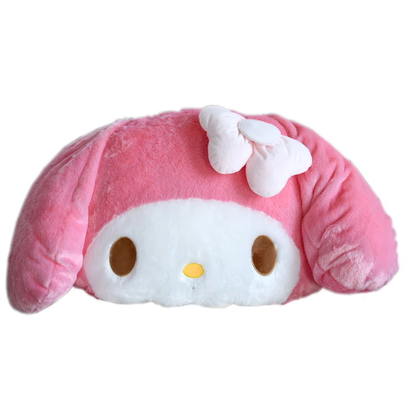 Soft My Melody Plush Toy Big Size Hug Pillow Comfortable Back Cushion Lovely Japanese Style Plushies Sofa Decorative Pillow images - 6