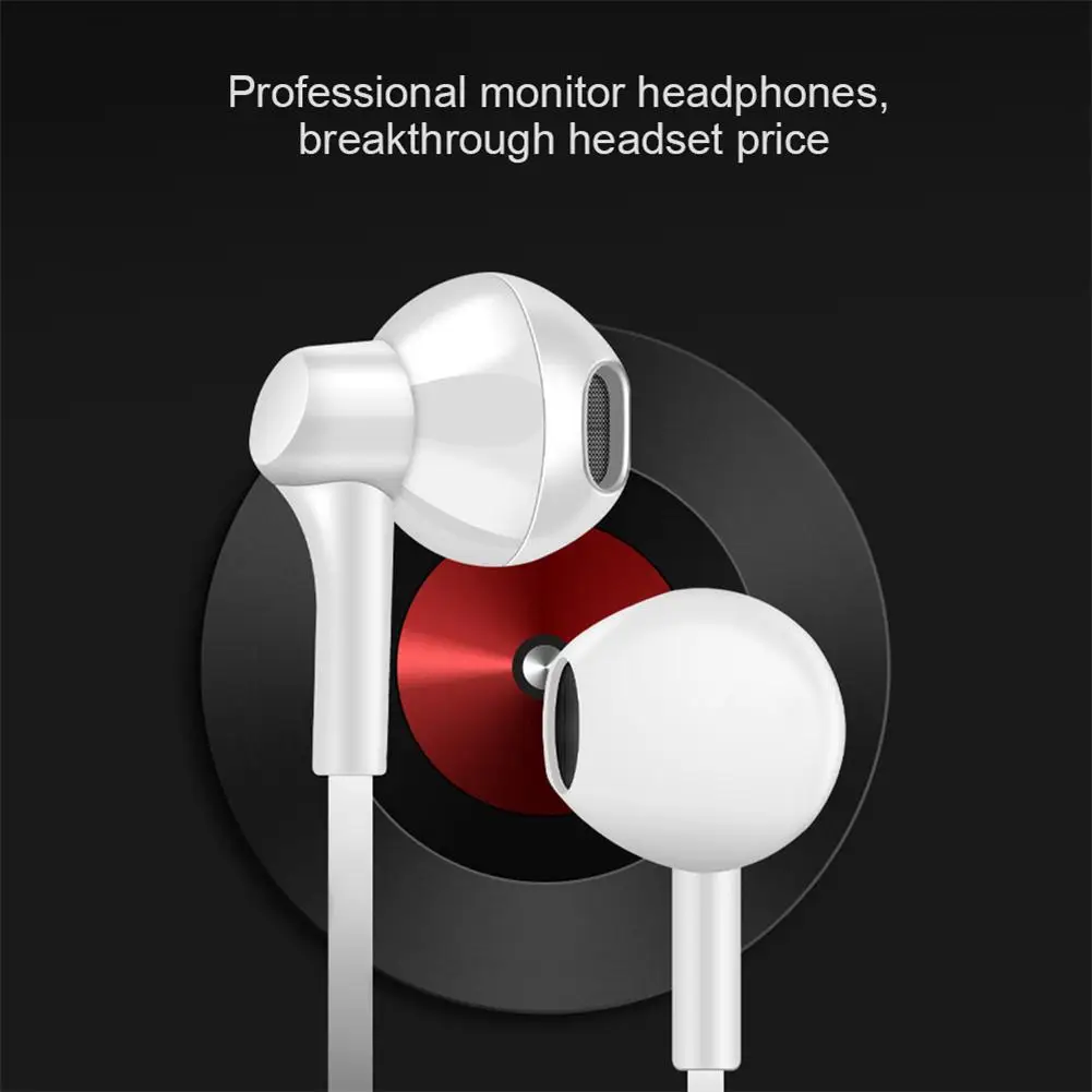 

3m Long Wires Headphone Clear Bass Earbuds Ergonomic Monitoring Headset Mobile Phone Music Earphones