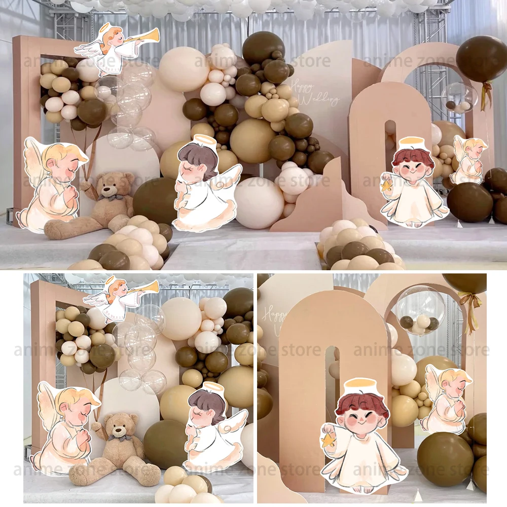 18/24/36 дюймов доска с вырезами в виде ангела тематика для дня рождения детский фон