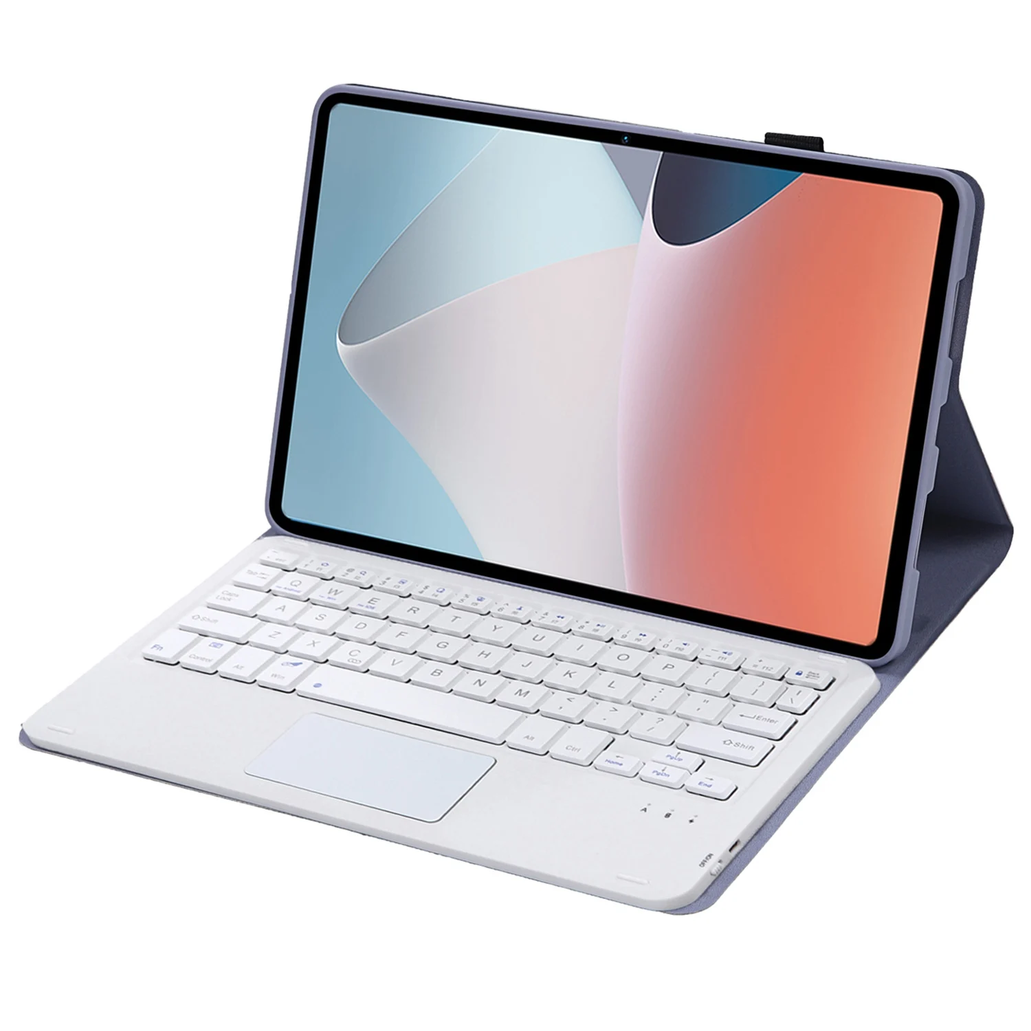 Для Oppo Pad Air 14-дюймовый противоударный чехол-подставка + Bluetooth-клавиатура с