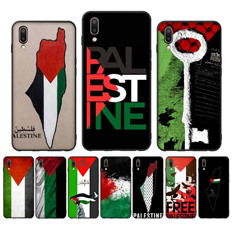 

Palestine Flag Phone Case for Vivo Y91C Y11 17 19 17 67 81 Oppo A9 2020 Realme c3