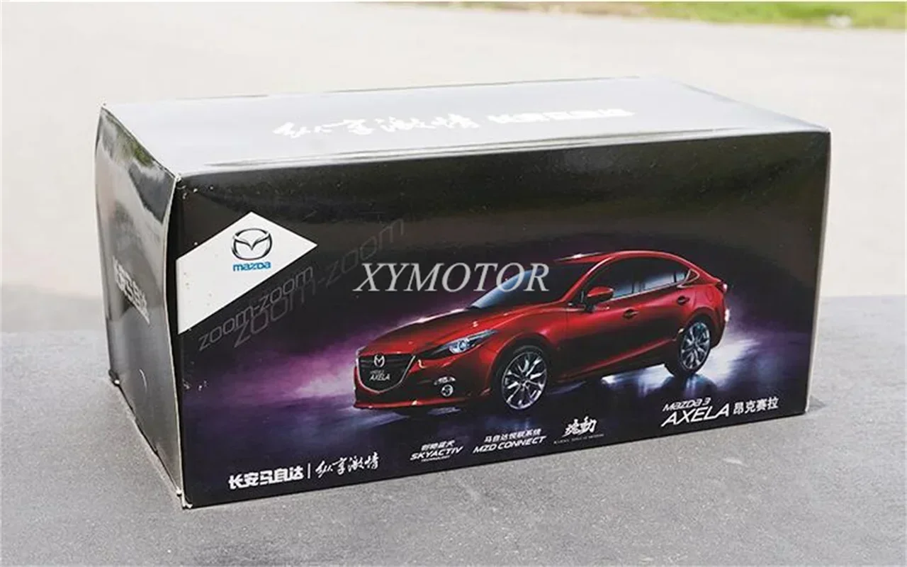 1/18 для Mazda 3 M3 AXELA металлическая литая модель автомобиля игрушки Хобби Подарки