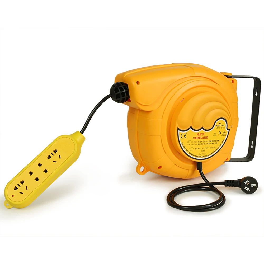 

15M Automatic Telescopic Drum Cable Tray Electric Automatic Hose Reel GDT150