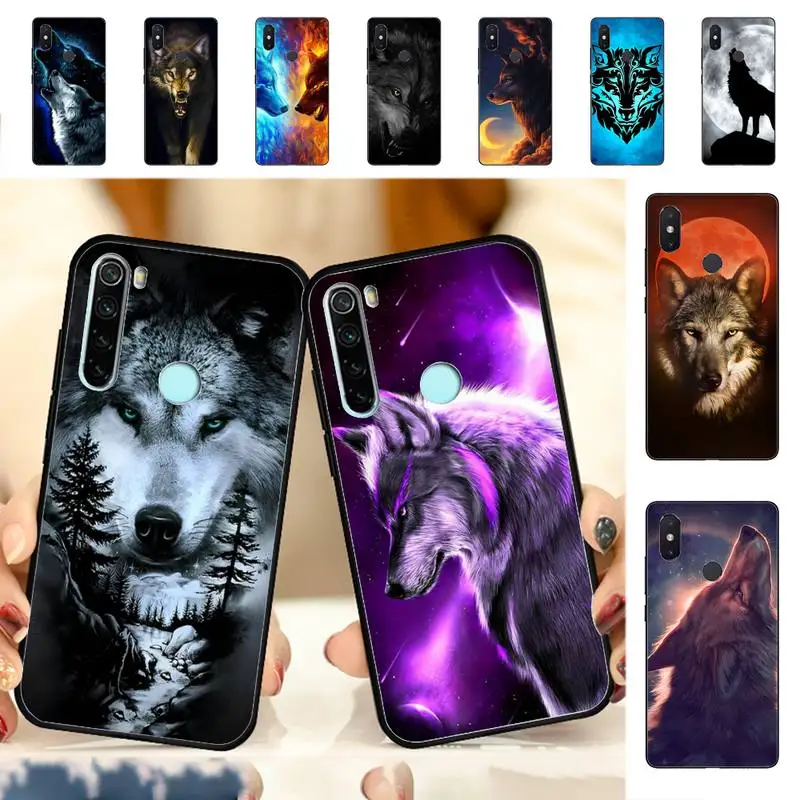 

FHNBLJ Cool Wolf Phone Case for Redmi Note 8 7 9 4 6 pro max T X 5A 3 10 lite pro