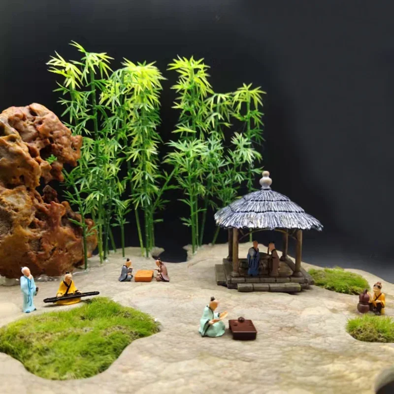 12 шт./Искусственные бамбуковые кокосы/миниатюры/милые растения/сказочные