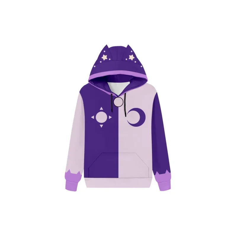 Аниме мультфильм Сова Косплей Дом 3 толстовка с кошачьими ушками King женский