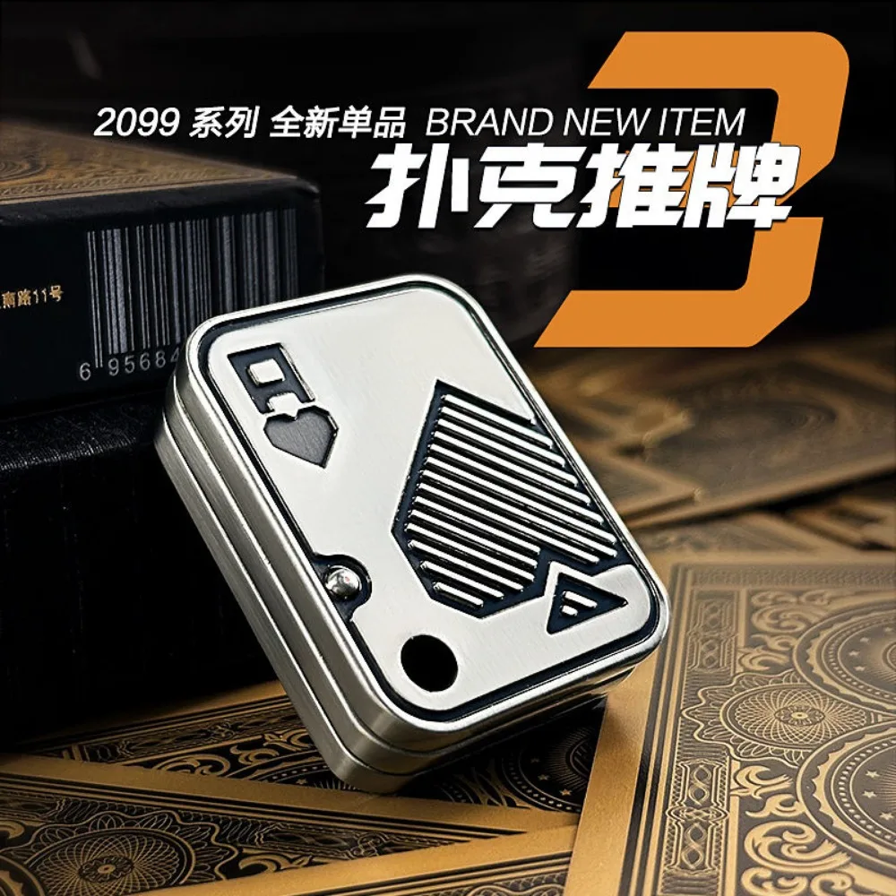 Металлический трехслойный слайдер декомпрессионная игрушка антистрессовая EDC