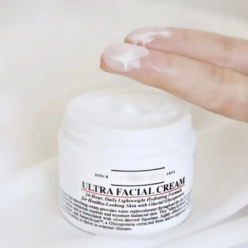 

Squalane Cream Ultra Facial Cream Daily Lightweight Hydrating Formula for Healthy Looking Skin with Glacial Glycoprotein 125ml