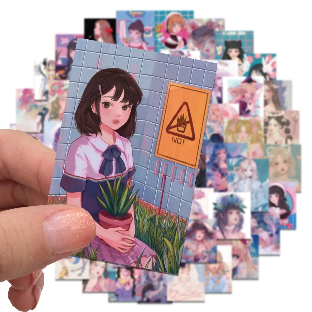 50 шт. декоративные наклейки для ноутбука и чемодана