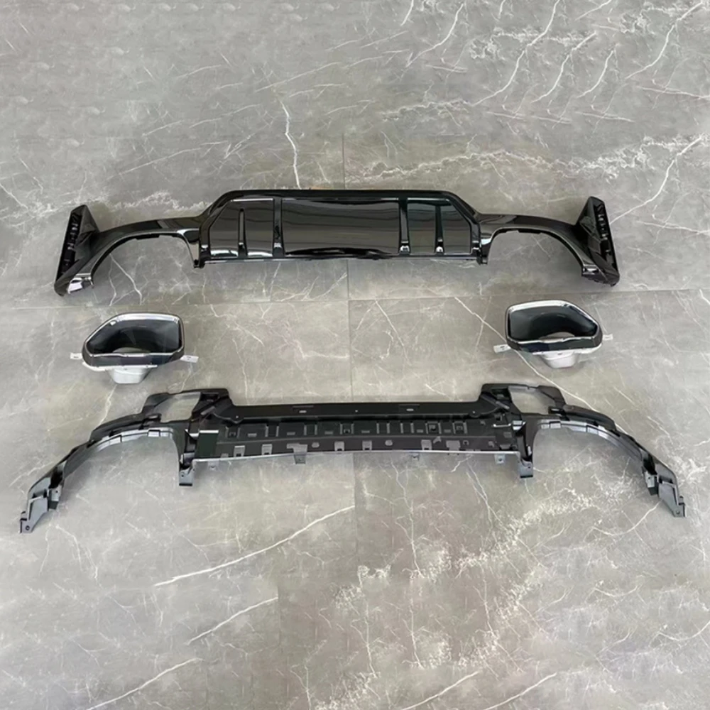 

Задний диффузор из АБС-пластика, спойлер, насадки на выхлопную систему для BMW 3 серии G20 G21 G28 LCI M Sports 2023+, бампер, защита от царапин, аксессуары