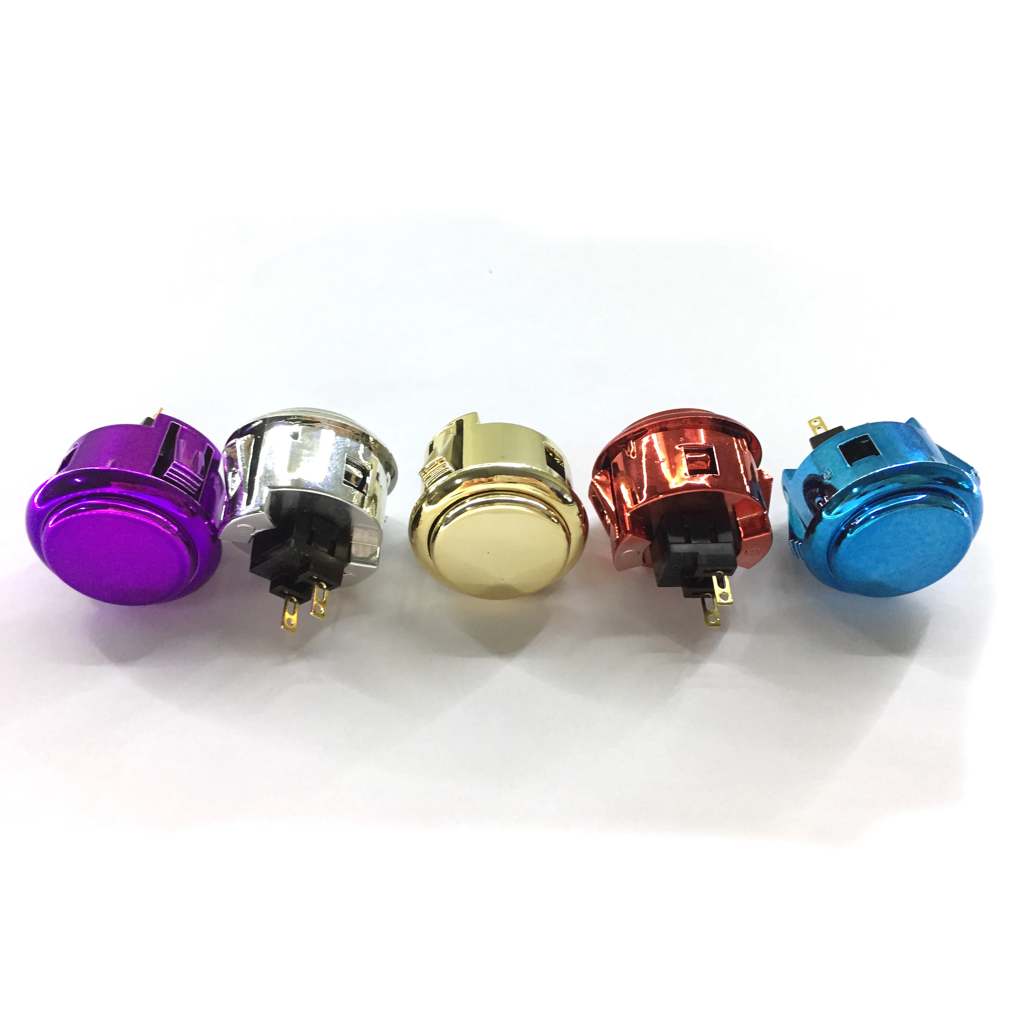 5 шт. прозрачные кнопки для аркадных игр 30 мм