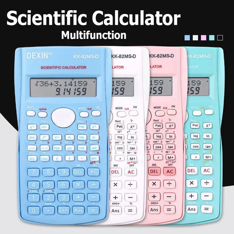 

Учебный простой портативный калькулятор канцелярские принадлежности многофункциональный научный офисный школьный калькулятор