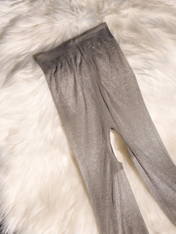 exotic2024 модные женские новые шелковые чулки с невидимой промежностью ультратонкие