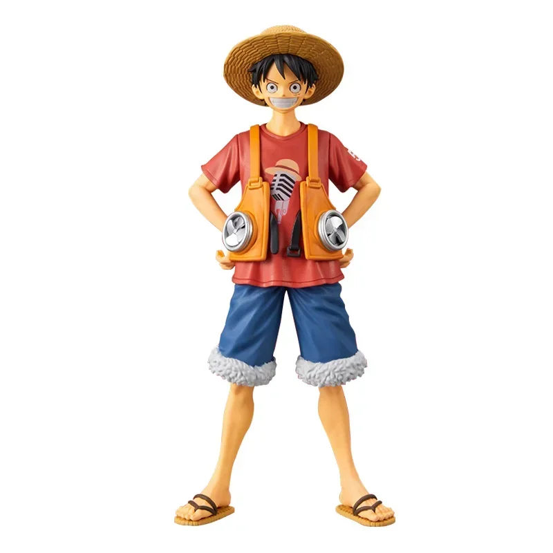 Bandai Original One Piece Аниме Фигурка DXF RED THE GRANDLINKLADY Луффи Ророноа Зоро Ута Игрушки для