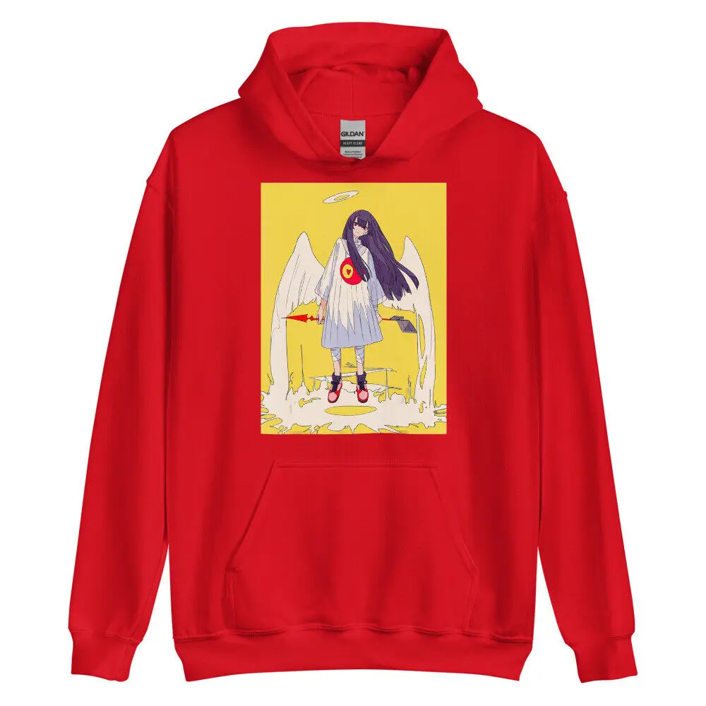 Angel Kawaii Otaku Japan Kanji Ramen Аниме Manga Подарочная толстовка с капюшоном