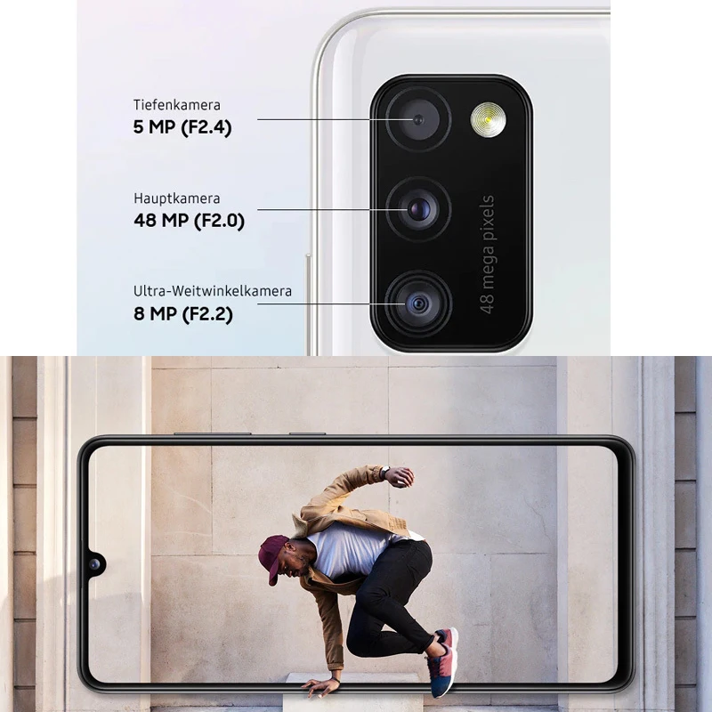 Samsung Galaxy A41 Global Version A415F/DS Unlocked Cell Phone 6.1