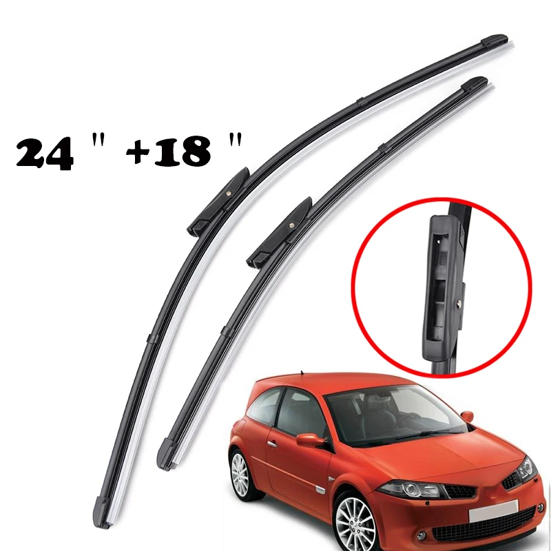 

Щетки стеклоочистителя для Renault Megane 2, 2006, 2007, 2008, 24 дюйма + 18 дюймов